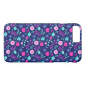 Mooie bloemmotief achtergrond Case-Mate iPhone case (Achterkant (Horizontaal))