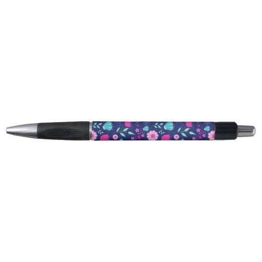 Mooie bloemmotief achtergrond pen (Voorkant)