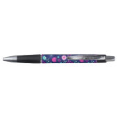Mooie bloemmotief achtergrond pen (Achterkant)