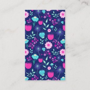 Mooie bloemmotief achtergrond visitekaartje