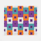 Mooie bloempatroon fleece deken (Voorkant (Horizontaal))