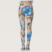 Mooie Bloempatroon Leggings – Zacht & Stretch (Voorkant)