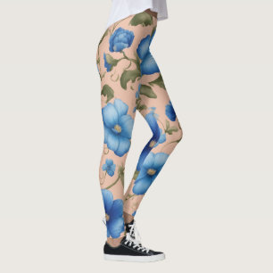 Mooie Bloempatroon Leggings – Zacht & Stretch