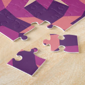 Mooie bloempatroon legpuzzel (Zijkant)