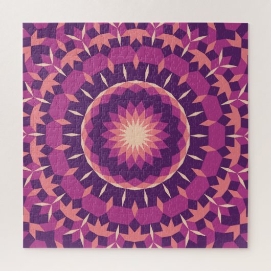 Mooie bloempatroon legpuzzel (Verticaal)