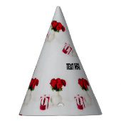 Mooie Bloempot Custom Text Crafts Supplies Feesthoedjes (Rechts)