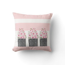 Mooie Bloempotten In Roze Droom