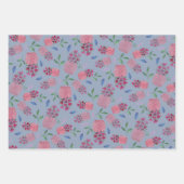 Mooie Bloempotten Waterverf in Blush Inpakpapier Vel (Voorkant 3)