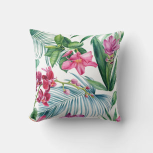 Mooie bloemrijke decoratieve opvallende kussen