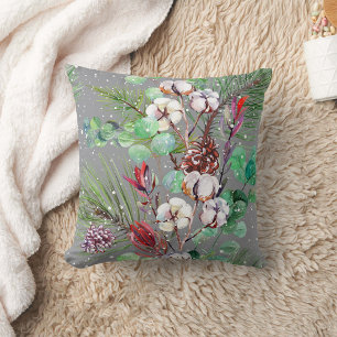 Mooie bloemrijke decoratieve opvallende  kussen