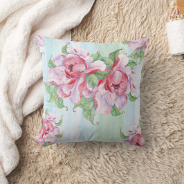 Mooie bloemrijke decoratieve opvallende  kussen