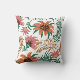 Mooie bloemrijke decoratieve opvallende kussen