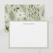 Mooie bloemrijke groene gouden witte botanische pa