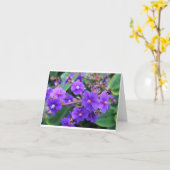 Mooie bloemrijke notecard kaart (Gele Bloem)