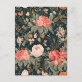 Mooie bloemrozen bloemen briefkaart (Voorkant)