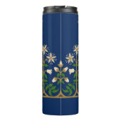 Mooie bloemsierbloem CC0133 Augustus Pugin Thermosbeker (Achterkant)