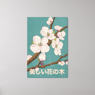Mooie Bloesem Boom Canvas Afdruk