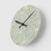 Mooie  bloesem witte bloemen ronde klok (Hoek)