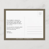 Mooie Bloesems Baby Geboorteaankondiging (Aloe) Aankondigingskaart (Achterkant)