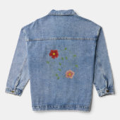 Mooie Bloesems Denim Jacket (Achterkant)