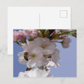 Mooie Bloesems met Bee DIY Briefkaart (Voorkant / Achterkant)