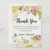 MOOIE BLOMEN THANK YOU KAART (Voorkant)