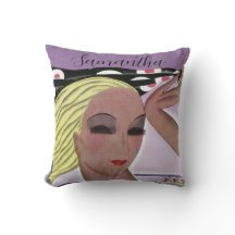 Mooie blonde dame (personaliseren)