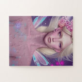 Mooie Blonde Fairy Woman Legpuzzel (Horizontaal)