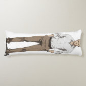 Mooie blonde Man anime Lichaamskussen (Voorkant)