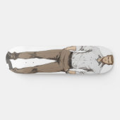 Mooie blonde Man anime Persoonlijk Skateboard (Horizontaal)