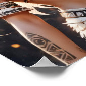Mooie Blondine Tribal Prinses Poster (Hoek)