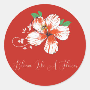 Mooie Bloom als een Bloem sticker
