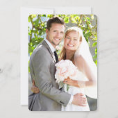 Mooie Blooms foto dank u platte Kaart (Achterkant)