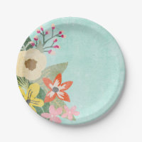 Mooie Blooms papieren Borden
