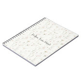 Mooie Blos Roze Bloem Notitieboek (Linkerzijde)