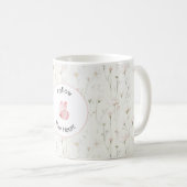 Mooie Blos Roze Bloem Vlinder Koffiemok (Voorkant rechts)