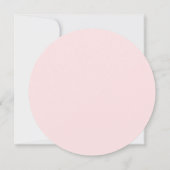 Mooie Blos & Witte Waterverf Bloemen Bruiloft Save The Date (Achterkant)