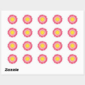 Mooie Blossom Sticker - Roze (Vel)