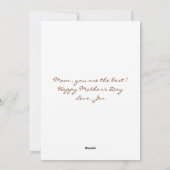 Mooie Blozende Aquarel Zonnebloem Moederdag Feestdagenkaart (Achterkant)