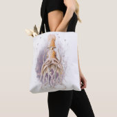 Mooie Blozende Inktvis-Thema Tote Bag (Dichtbij)