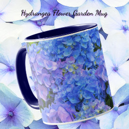 Mooie Blue Hydrangea Flowers Tuin Mok