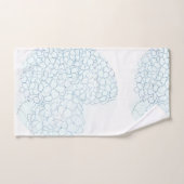 Mooie Blue Hydrangea Towel Set Bad Handdoek (Handdoek)