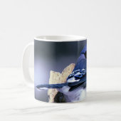 Mooie Blue Jay Koffiemok (Voorkant links)