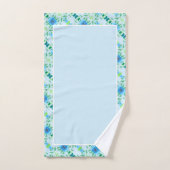 Mooie Blue Roos Print Home Decor Bad Handdoek (Handdoek)