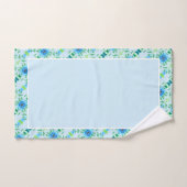 Mooie Blue Roos Print Home Decor Bad Handdoek (Handdoek)