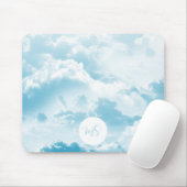 Mooie Blue Sky Clouds op maat Muismat (Met muis)