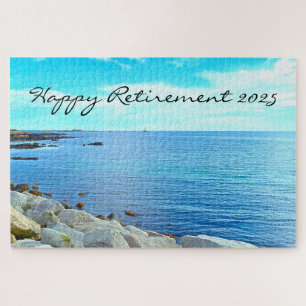 Mooie Blue Zee Foto Azure Sky Retirement Legpuzzel