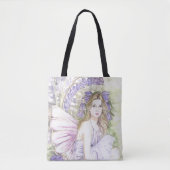 Mooie Bluebell Fairy Canvas tas (Voorkant)