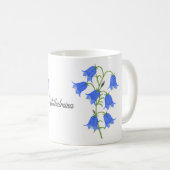 Mooie Bluebells Classic Mok met groene strepen (Voorkant rechts)