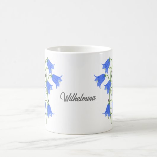 Mooie Bluebells Classic Mok met groene strepen (Center)